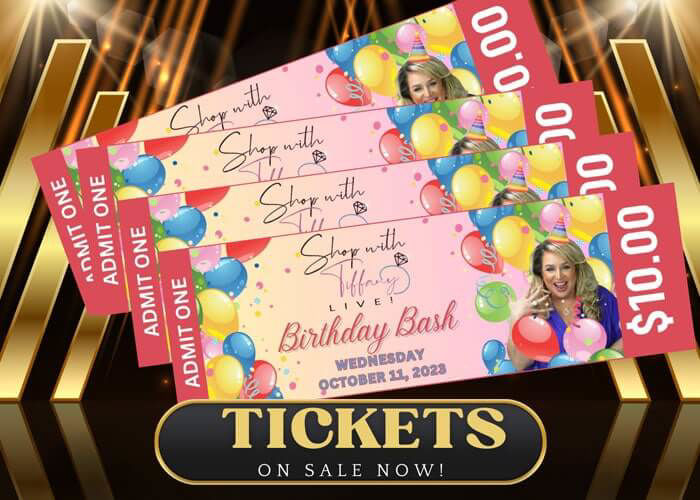 Shop Live with Tiffany Birthday Bash